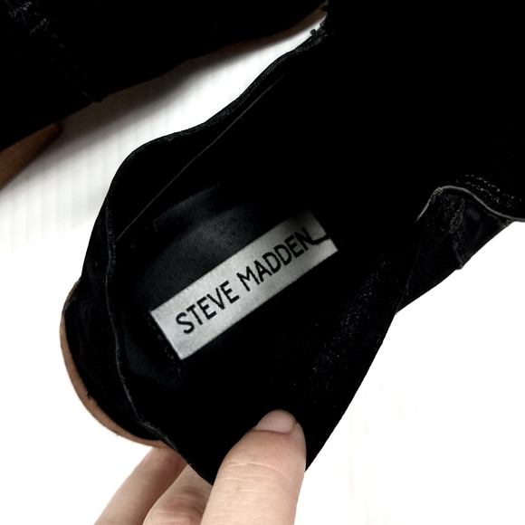 Steve Madden Kiersten Suede Low Bootie - Picture 6 of 7